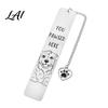 Gift for Book Lovers Cute Cat Bookmark Funny Metal Page Marker with Creative Durable Bookmark Quotes Stainless Steel Readers Lover Rust Proof