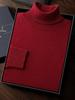 Men's High Neck Cashmere Sweater - Thickened, Loose Fit, Long Sleeve, Ideal for Business Wear In Autumn and Winter