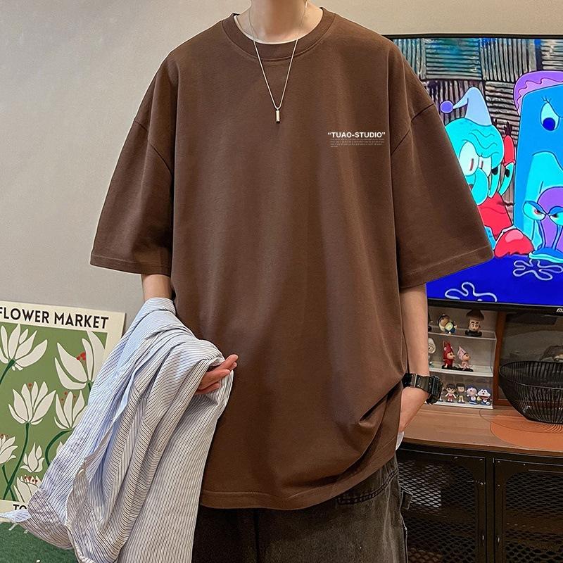 Summer Men T-shirts Cotton Short Sleeve T Shirt Comfortable Fabric Sportwear