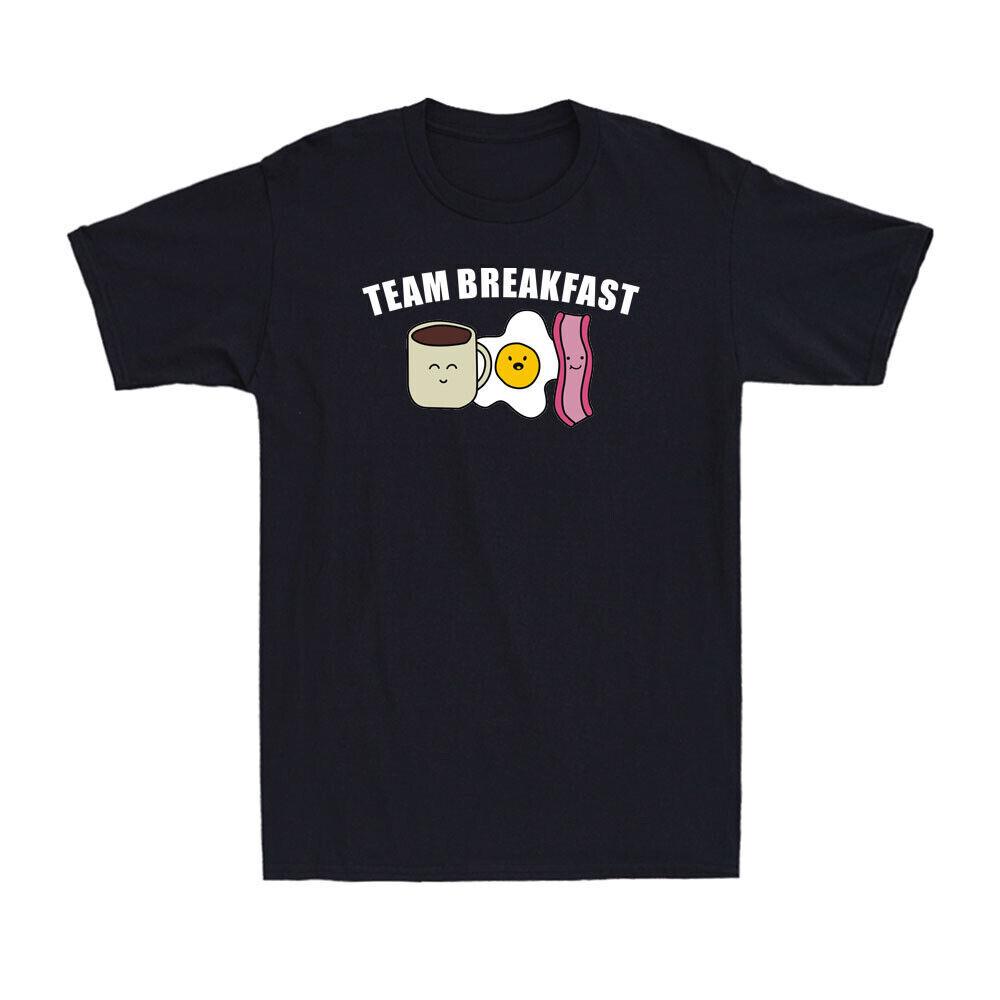 Team Breakfast Coffee Eggs And Bacon Funny Cooking Gift Novelty Men s T-Shirt S разноцветный