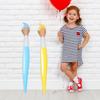 5 Stück Großes aufblasbares Malerpinsel-Spielzeug PVC Riesenstift Dekoration Klassenzimmer Partygeschenk Ballon Zurück zur Schule Jumbo Ölmalpinsel