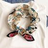VICTORIA&VERA Floral Mulberry Silk Scarf