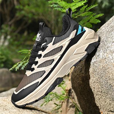 Mens Hiking Shoes 2026 New Mesh Breathe Anti Slip Outsole Wear-resistant Comfortable Trendy Mountain Sports Shoes for Men