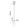 Lampa Wisząca Edison 1 E27 Czarny Sollux Sl.0152