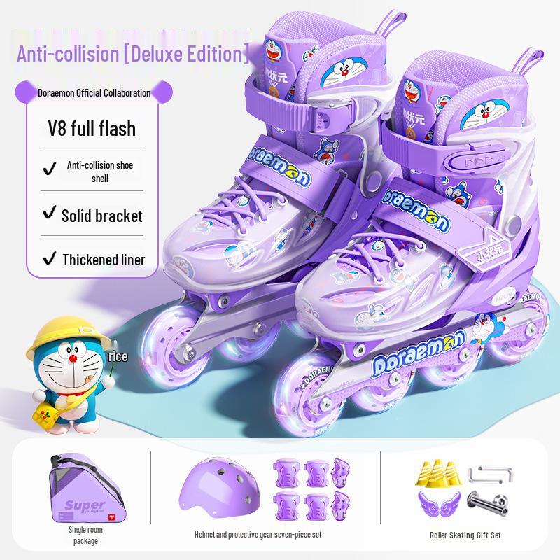 Flashing Roller Skates for Beginners: Adults & Kids, Boys & Girls, Professional Quality