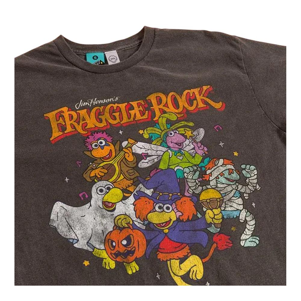 Fraggle Rock Unisex Adult Spooky Fancy Dress Vintage Wash T-Shirt