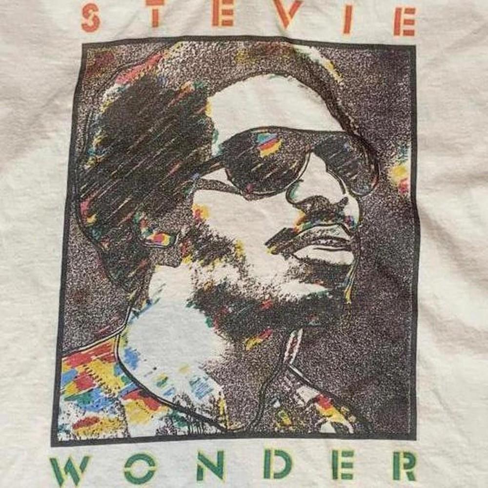 

Collection rare Stevie Wonder Art Shirt Unisex All Size B262 Unisex T-Shirt L