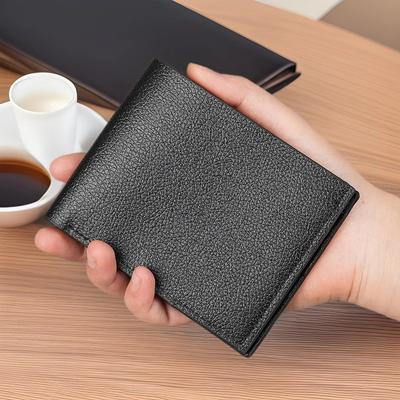 Men's Wallet Multiple Card Slots ID/Credit Card Holder Fashion Vintage Business Coin Purses Snap Leather Male Wallets
