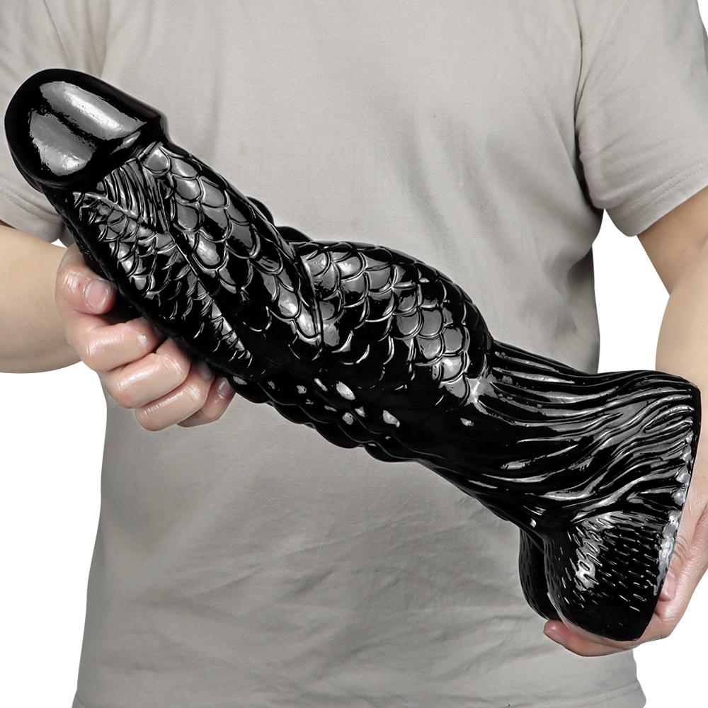 37cm Oversized PVC Dildos Butt Plugs Masturbators Fisting Strap on Penis Realistic Dick Big Cock Sex Toy