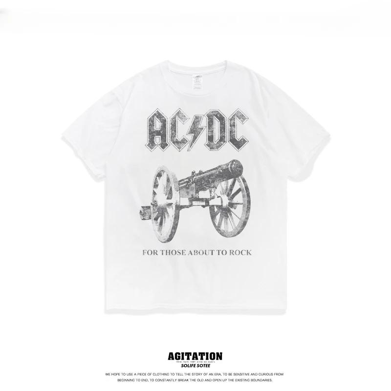 Print T-shirt Fashion Trend Comfortable Loose Casual 100% Cotton Round Neck Short Sleeve T-shirt