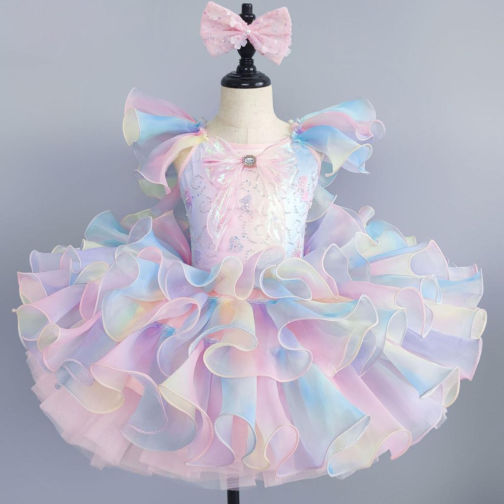 Pink Ballet Tutu Dress Girl Dance Skirt Ballet Skirt Ballet Blue Long Princess Dresses