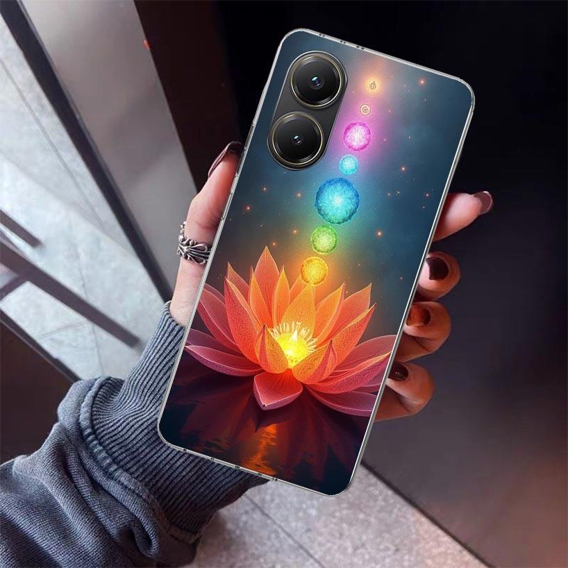 Yoga Chakra Spiritual Energy Universe Phone Case For Xiaomi Poco X5 X6 X7 Pro F7 Ultra M7 Redmi 15C 15 13C 13 12C 12 10 10C 10A