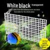 Mesh Grid Floor for Fish Tank - Bottom Filter Plate, Spliceable Black/White Partition Board