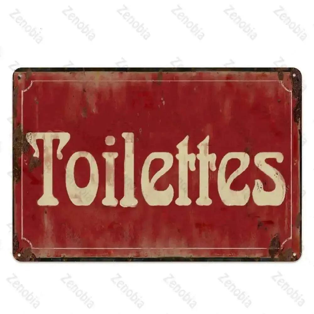 Vintage French Retro Metal Tin Sign Bar Pub Club Wall Decor Iron Painting Decorative Plate 26T0104 26T0104