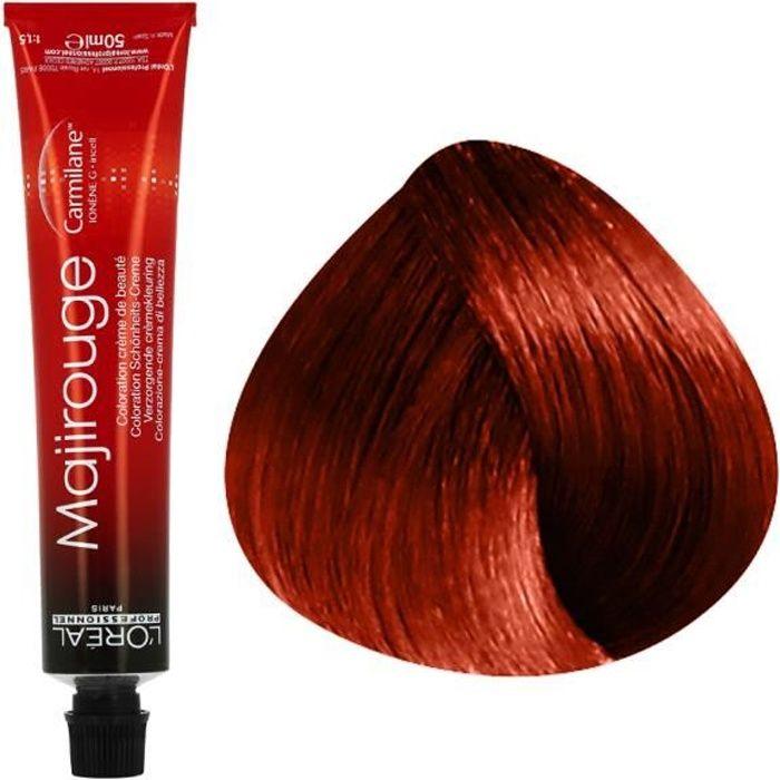 L'Oréal Professionnel Coloration rouge intense sans ammoniaque 6.64 : Blond Foncé Rouge Cuivré Sans ammoniaque, 50ml