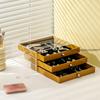 Nordic Storage Jewelry Box Women's Small Items Lipstick Multi-Layer Transparent Earrings Stud And Accessory Organization Box
