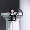 The Grim Reaper Adventures Animation Enamel Pin Funny Skeleton Halloween Brooch Lapel Badge Jewelry Gifts For Kids Friends