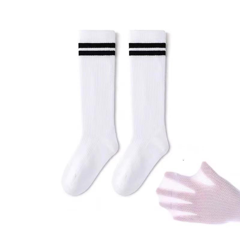 Spring Summer Thin Kids Socks Japanese Style JK Mesh Ankle Socks Unisex Long Tube Sports Socks for Boys Girls