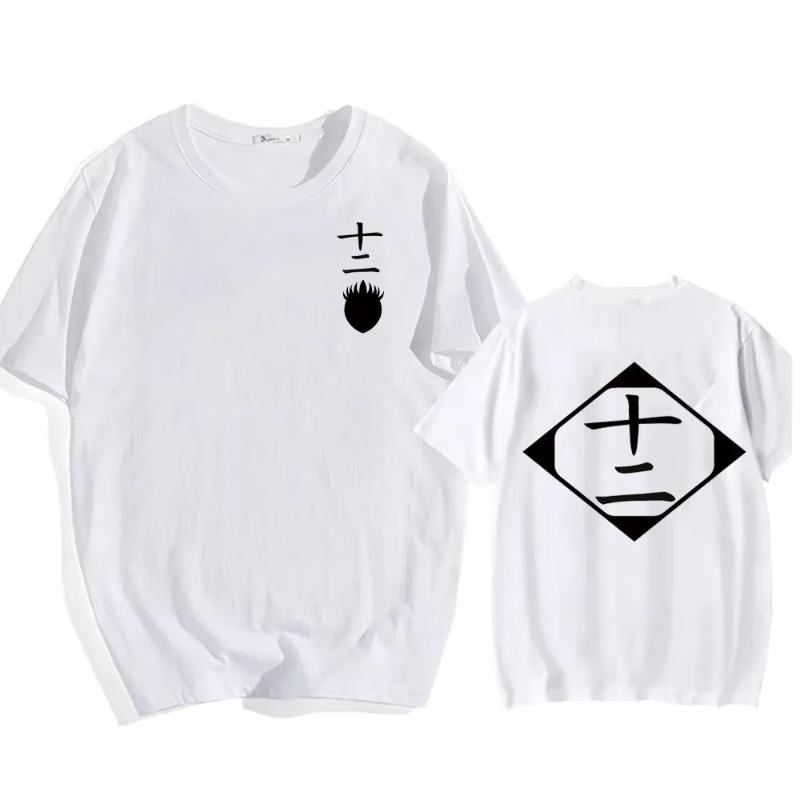 Hot Sale Anime Cotton T-Shirt Bleach Cosplay Shirt Zaraki Kenpachi Men Women O-Neck Short Sleeve Tee Fashion Tshirt for Fans