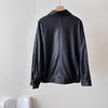 Men's Trendy Loose Fit PU Leather Motorcycle Jacket - European & American Street Style