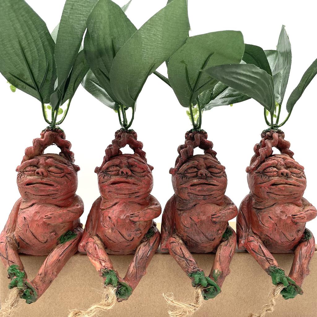 WOWTAC Hogwarts Legacy Weihnachtsfigur, Partyartikel, Mandrake, Mandrake-Figur, stilvoll