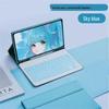 Samsung A7 Lite Tablet Bluetooth Keyboard with Magnetic Leather Case & Soft Silicone Protective Shell