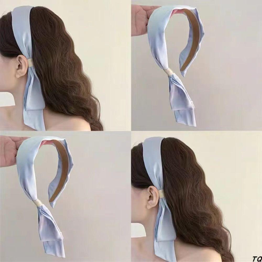 Schleife Schleife Stirnband Koreanischer Stil Haarreifen Vintage Band Haarband Dekoration