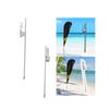Feather Flag Base Portable Accessories Banner Flag Pole Spike Iron Flag Ground Stake for Dragon Boat Races Beach Garden Outdoor