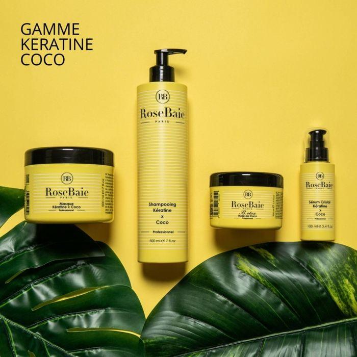 Sérum - RoseBaie - Cristal Kératine X Coco - 100 Ml - Hydratant - Tous Types De Cheveux