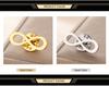 Dawapara Classic Infinity Symbol Brooch Endless Love and Friendship Lapel Pin Stainless Steel Accessories