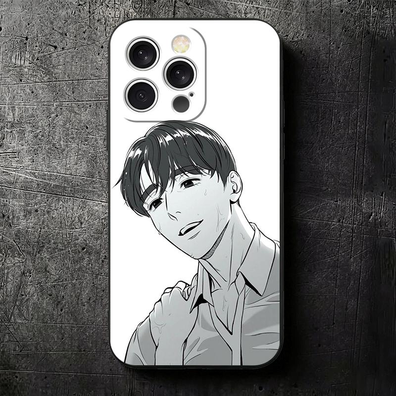 B-J A-Alex Anime Soft Phone Case for iPhone 16 16E 17 Air 15 Pro Max 14 Plus 13 Mini 11 12 7 Black Cover Back Shell