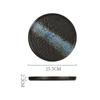 Japanese Creative Steak Plate Ceramic Tableware With Edge Flat Plate A Variety Of Retro Western Plate Flat Plate