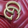 [Pre-Owned] Gucci GG Marmont Small Matelassé Shoulder Bag 'Red' - Very Good #1PW02BC