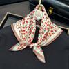 100% Natural Silk Scarf Women Luxury High Quality Headband Square Foulard Female Neckerchief Shawl Wraps Hijab Bandana Scarves