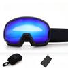 Spherical Ski Goggles Double Anti-fog Adult Snow Sports Glasses Outdoor Winter Gear with UV Protection