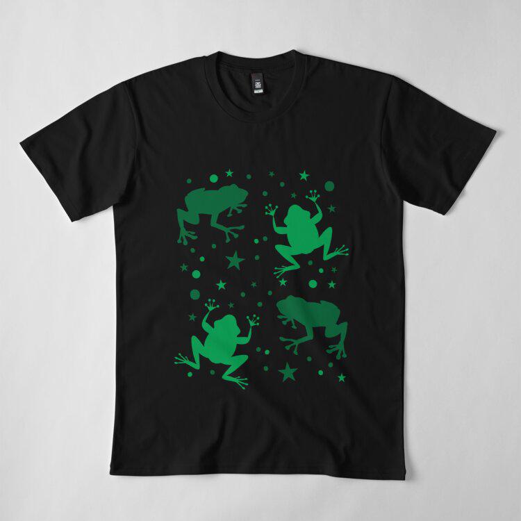 frog pattern shirt
