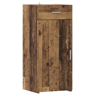 Storage Cabinet Reclaimed Wood Style 40 X 42.5 X 93 Cm Engineered Wood