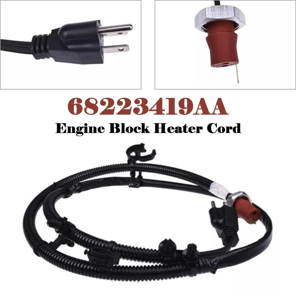 Engine Block Heater Cord 68223419AA for Dodge Ram 2500 3500 2013-2018