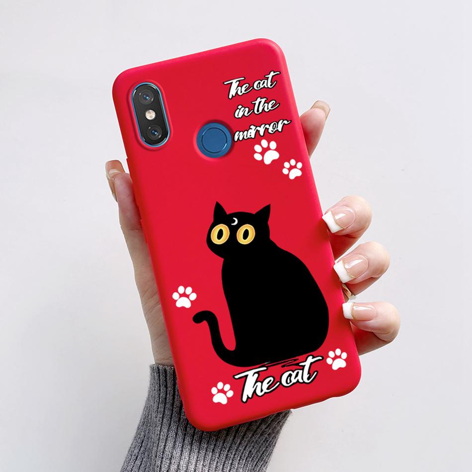 For Xiaomi Mi 8 6.21" Case Cute Bear Cartoon Cat Soft Silicone Shockproof Cover For Xiaomi Mi8 M1803E1A Bumper Phone Case Fundas