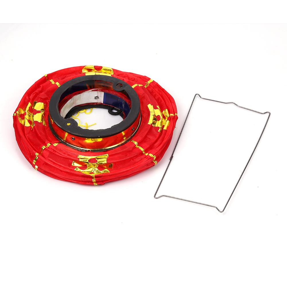 8 Zoll Chinesische Stofflaterne mit Quaste Wasserdicht Pub Haus Restaurant Deko