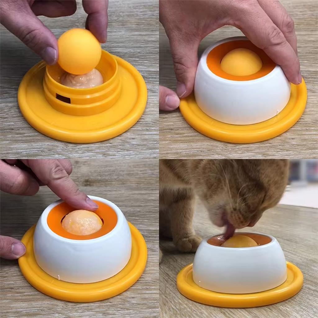 Spill Proof Pet Floating Water Bowl Anti Splash Slow Feeder for Dogs & Cats Non Slip Base For Small Medium Pets