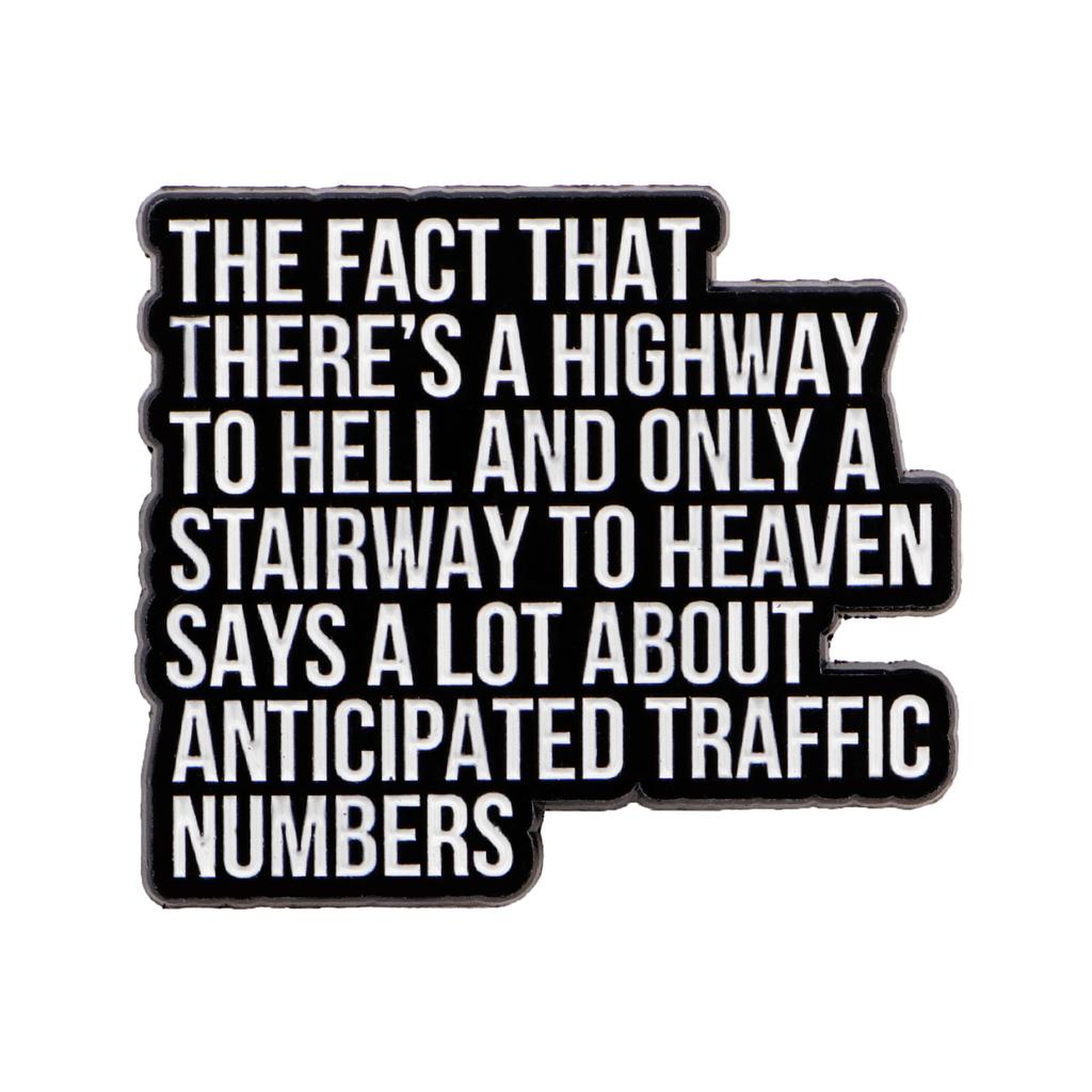 Rainbow Flower Quotes Enamel Brooch Lapel Pin Badge on Backpack Clothing Fashion Jewelry Cosplay Accessories Toys Gifts