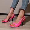 Stiletto fashion women's shoes new large size 43 side sky nightclub fashion women's sandals