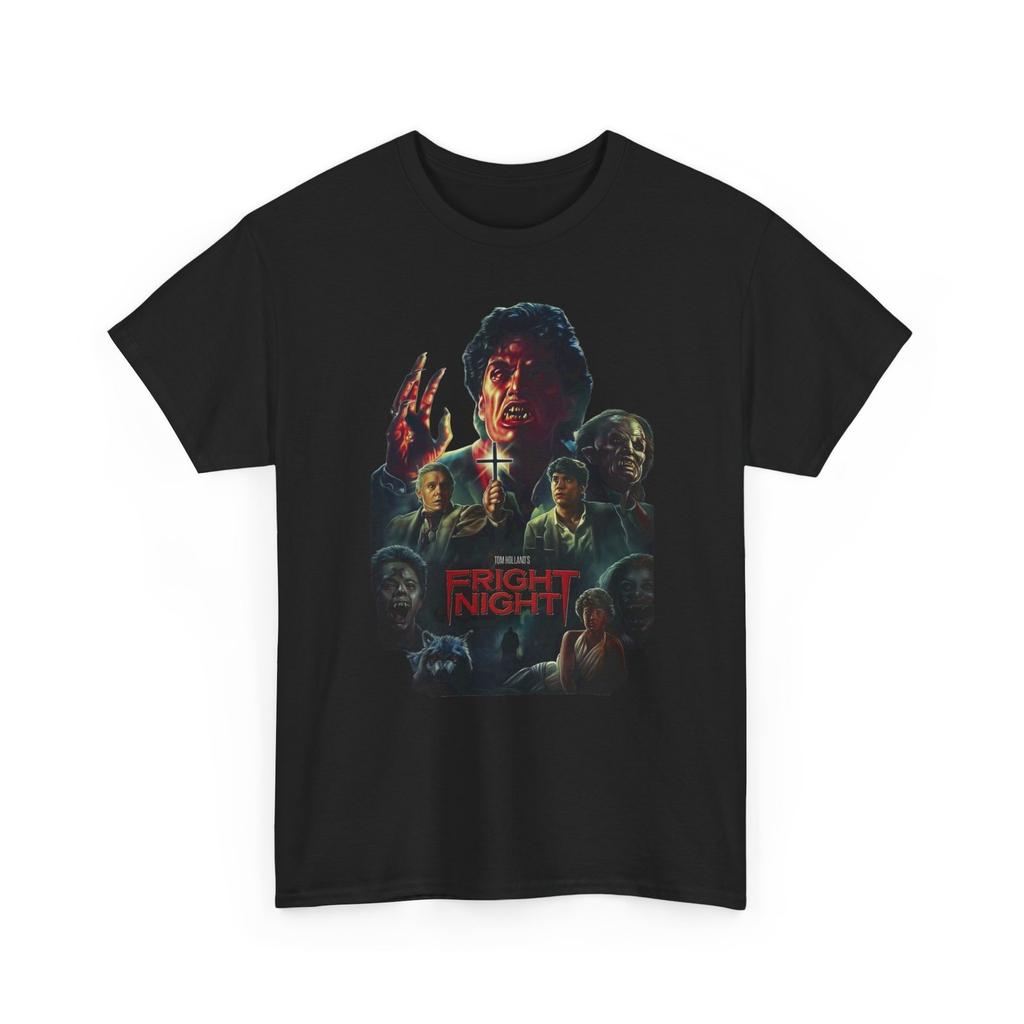 Fright Night Movie Tee, 80s Style Classic Vampire Shirt, Horror Film Fan Gift