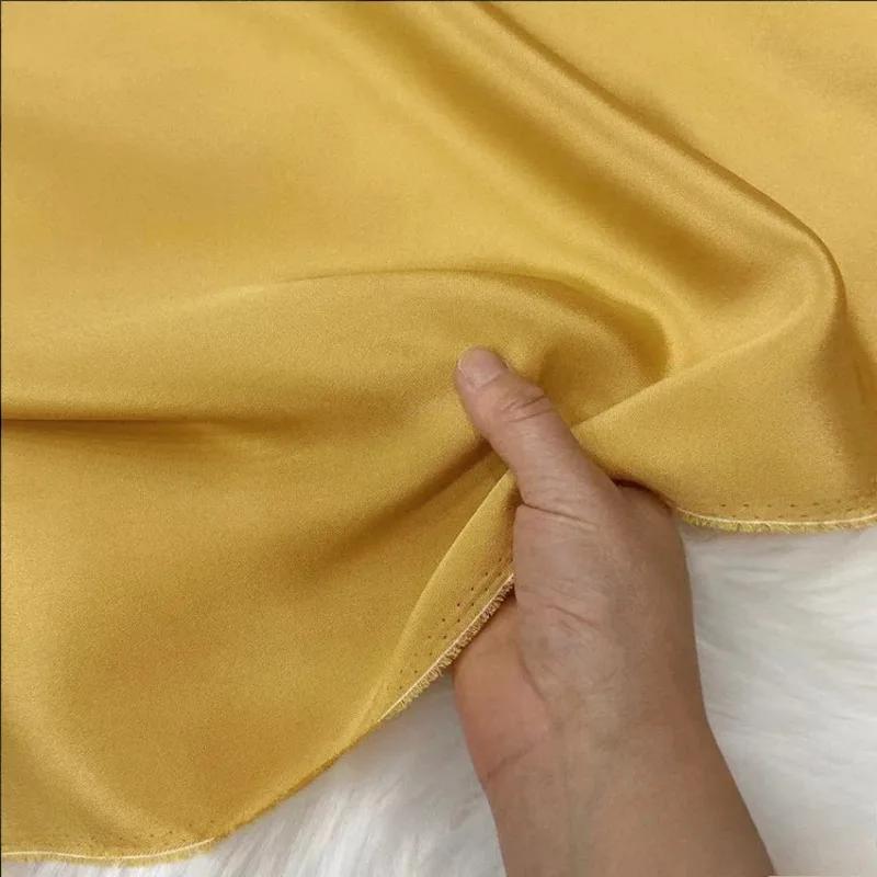 Einfarbig 100% Maulbeerseide 30 Momme Schwerer Seidenkrepp de Chine Stoff Seiden Schwerer Krepp Stoff für Bekleidung Kleider Hosen
