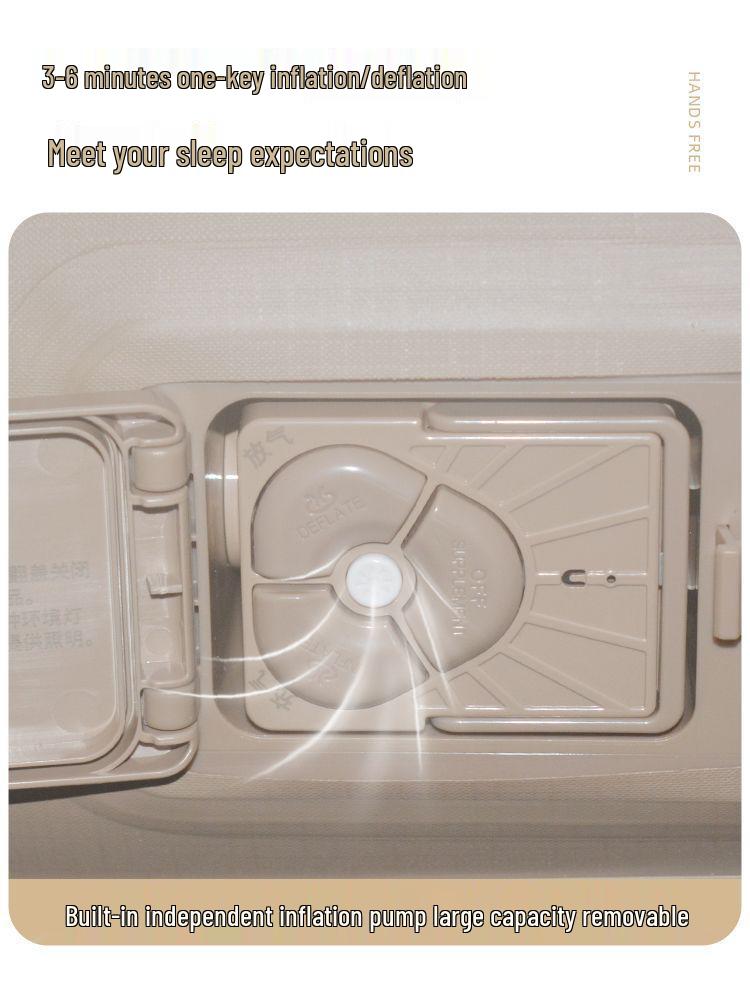 Dual-Use Self-Inflating Air Mattress for Home & Outdoor Camping