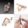 Accessories Knitting Tools Yarn Guides Knitting Loop Crochet Peacock Shape Ring Sewing Accessories