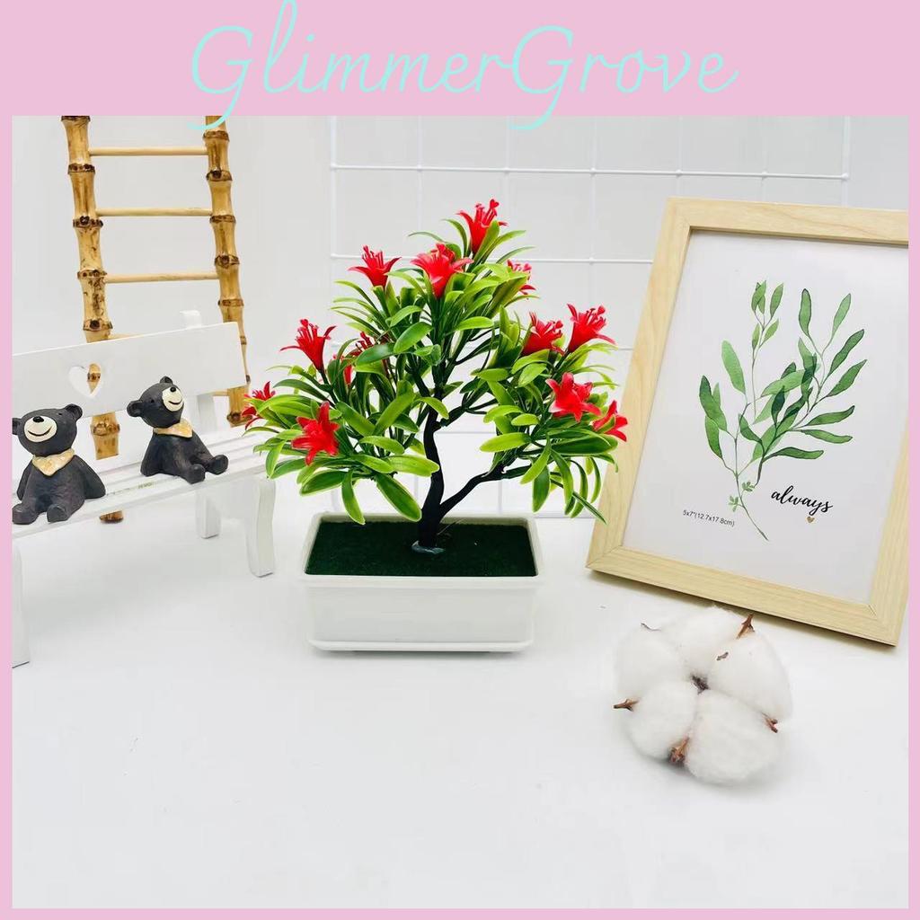 Garden Cymbidium Tree Decor Potted Plant With Realistic Look For Indoor Use