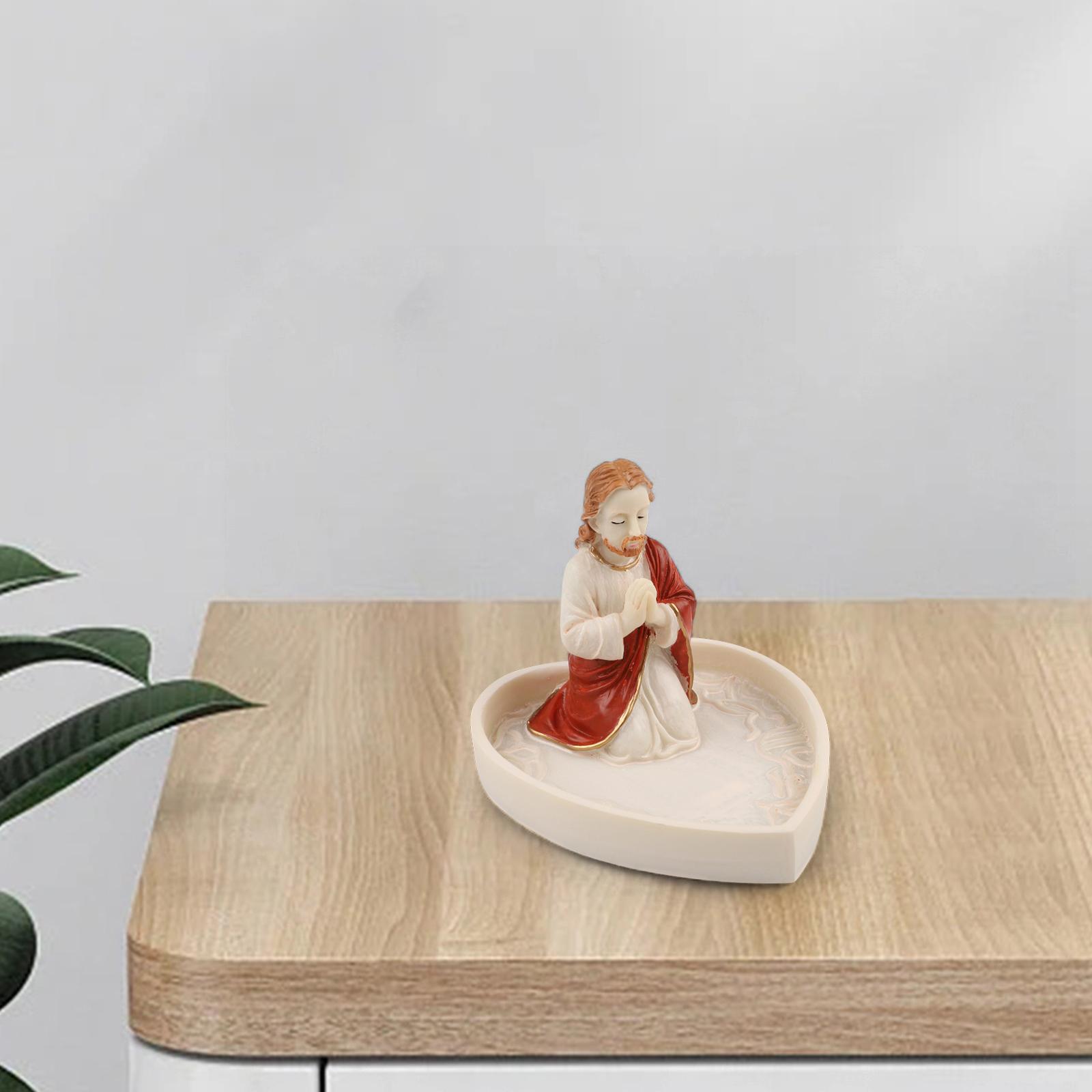 

Религиозный Держатель для Розария Девы Марии Создан для Молитвы и Размышлений Материал: Смола Обеспечивает Долговечное Использование