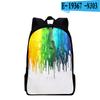 Classic Popular Funny Tie Dye Notebook Backpacks Pupil School Bags 3D Print Oxford Waterproof Boys/Girls Laptop Backpacks